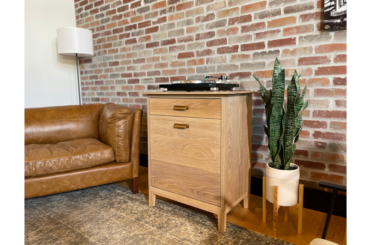 BROOKLYN Drop-Front Record Cabinet