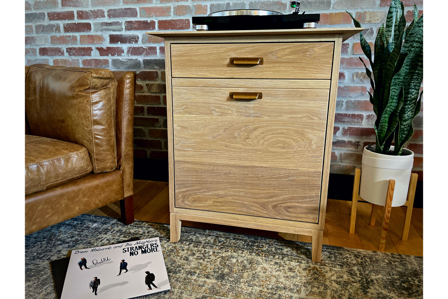 BROOKLYN Drop-Front Record Cabinet